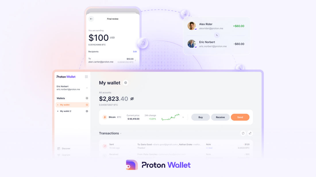 ProtonMail-Macher Proton startet seine eigene Bitcoin-Wallet.