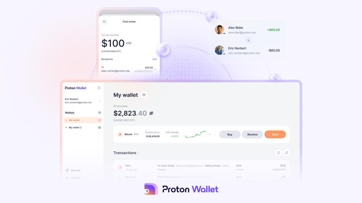 ProtonMail-Macher Proton startet seine eigene Bitcoin-Wallet.