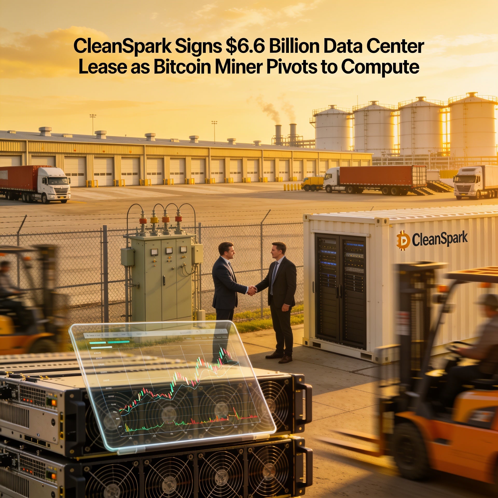 CleanSpark sichert $6,6 Mrd. Data Center-Lease – Bitcoin-Miner pivotet zu High-Performance Compute