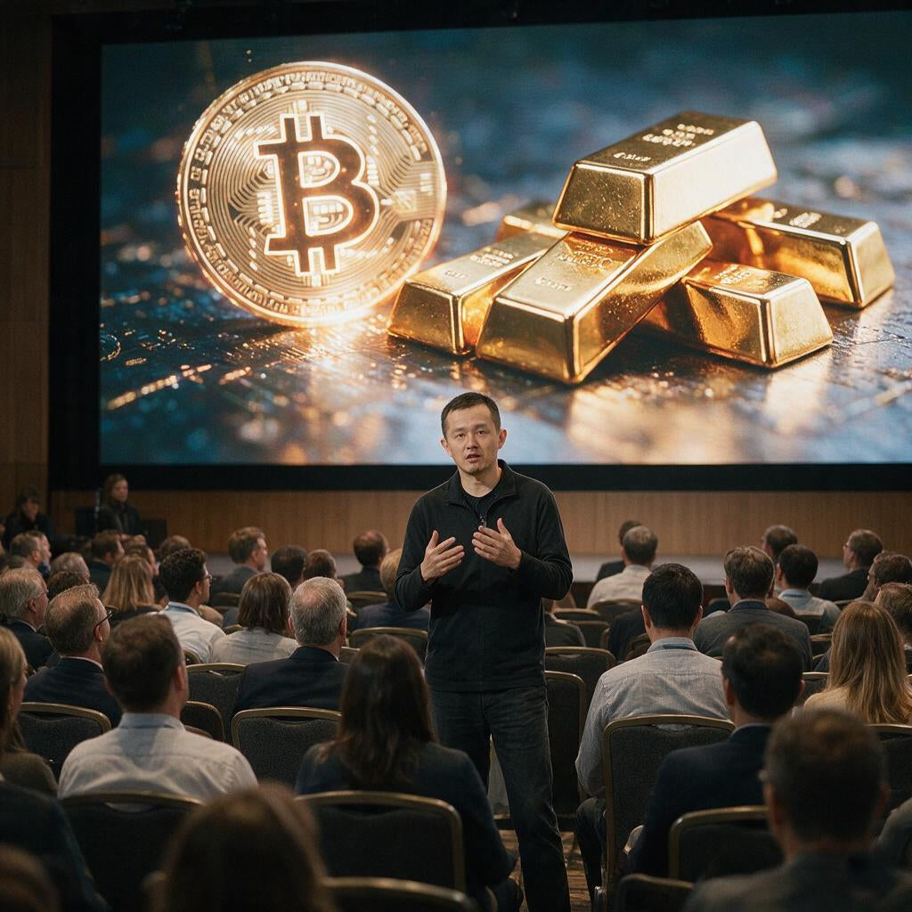 CZ: Bitcoin könnte im nächsten Bullrun die Marktkapitalisierung von Gold übertreffen