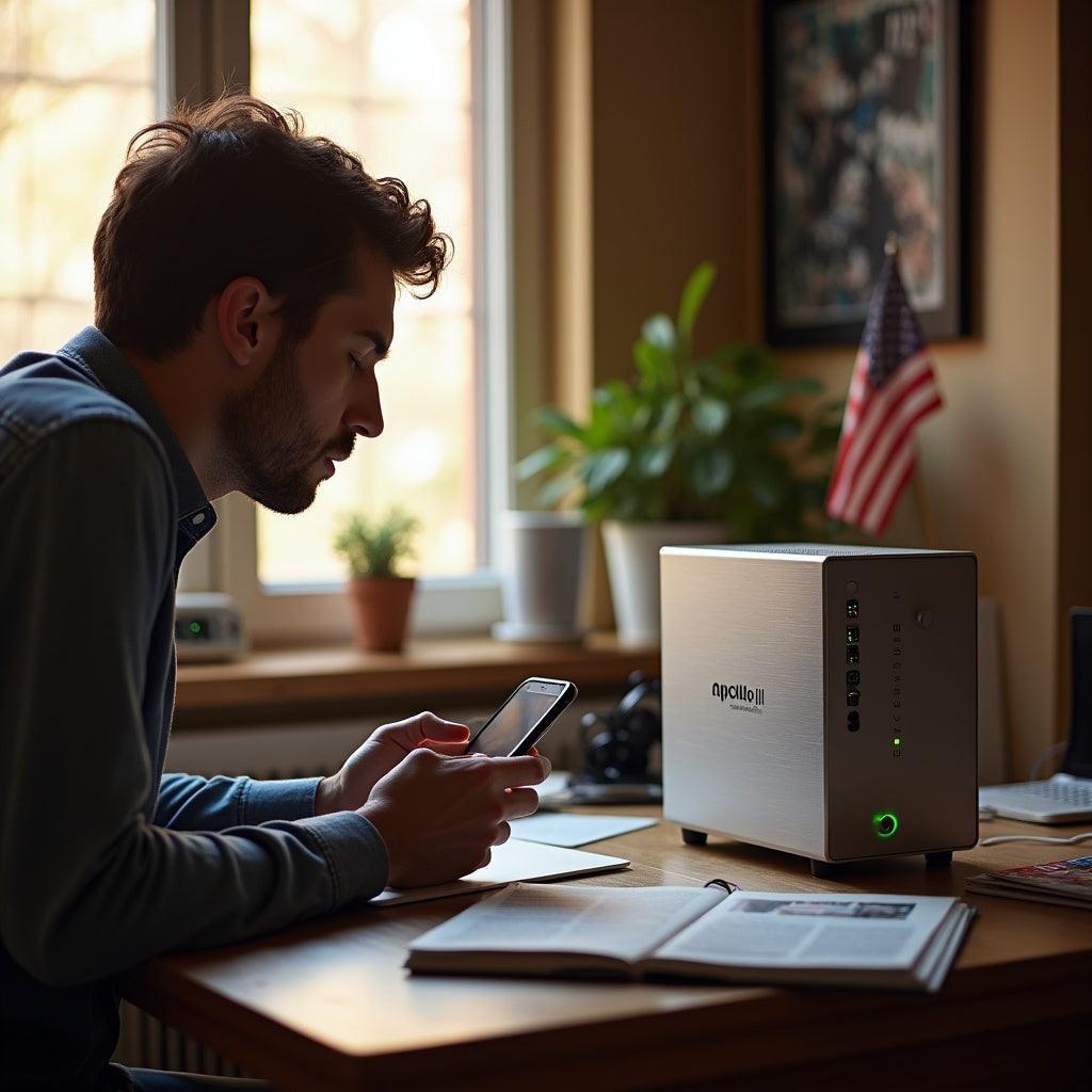 FutureBit Apollo III: U.S.-Engineered Home Bitcoin Miner mit 3nm-ASIC & Full Node