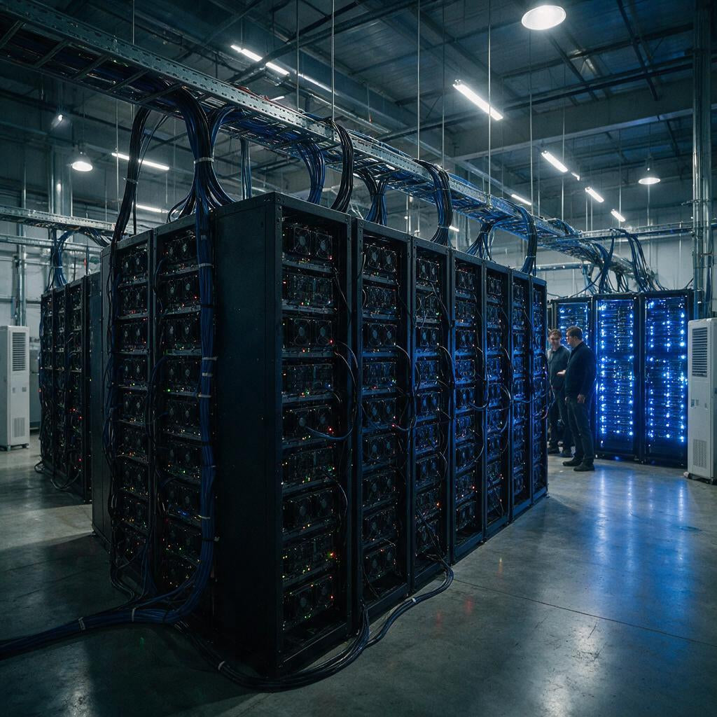 Public Bitcoin Miner senken Hashrate, während AI-Umsätze übernehmen