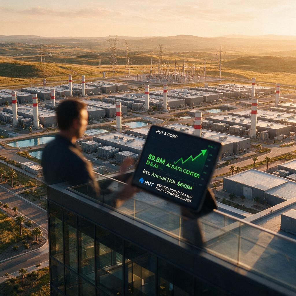 Benchmark hebt Hut 8-Preisziel nach $9,8 Mrd. AI-Data-Center-Deal — Bitcoin-Miner setzt auf AI