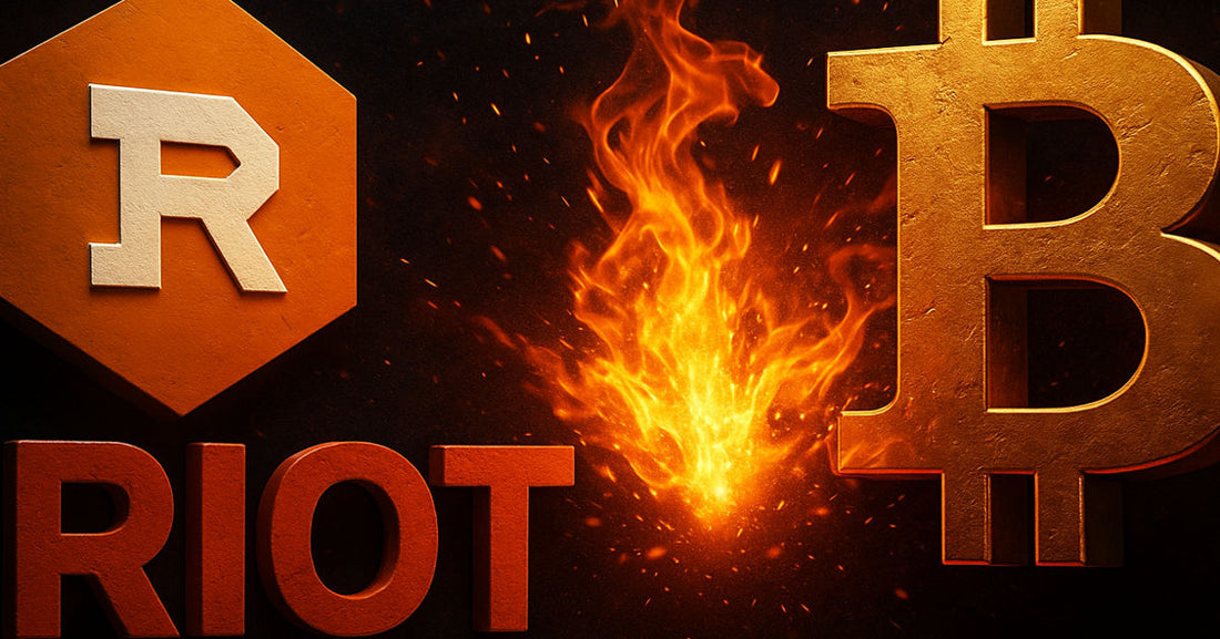 Riot: 463 BTC im April während strategischer Umstellung