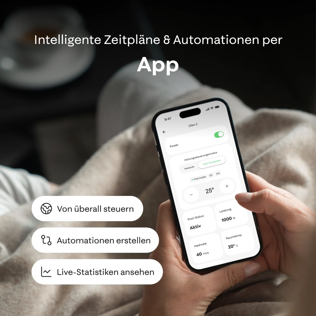 Ofen 2 – Bitcoin-Heizung